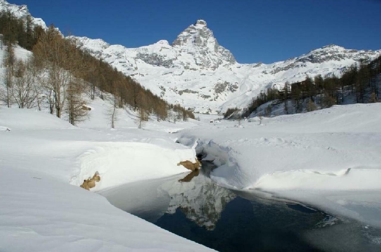 Cervinia Ski In Ski Out - Studio On The Slopes เบรยล์-แชร์วิเนีย ภายนอก รูปภาพ